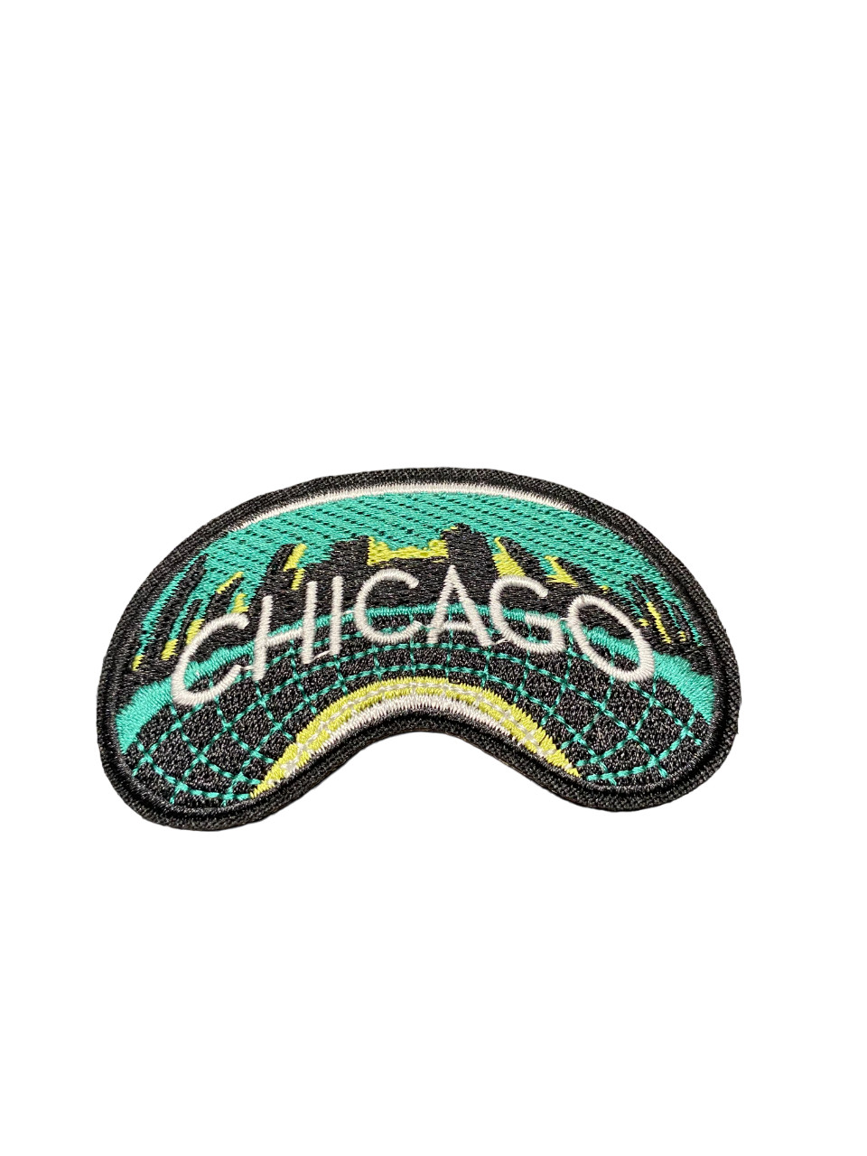 Chicago Illinois Travel Patch, Iron On/Sew On Chicago Illinois Travel Patch, Iron On/Sew On