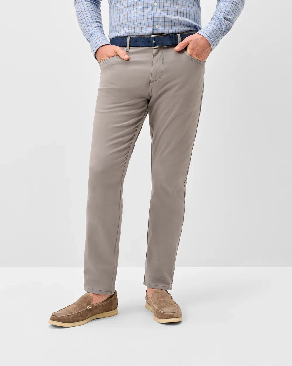 Johnnie-O NEW Mens Carmel Sateen 5-Pocket Pant 32\