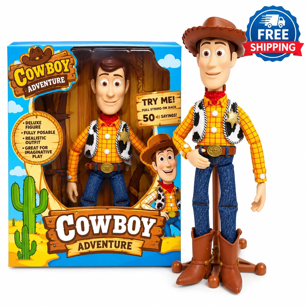 Toy Story Signature Collection Thinkway Talking Woody Doll Sealed