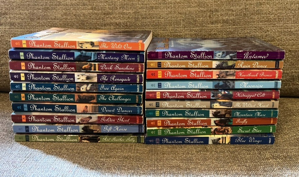 Phantom Stallion Horse Book Series by Terri Farley Lot of 20 1-20