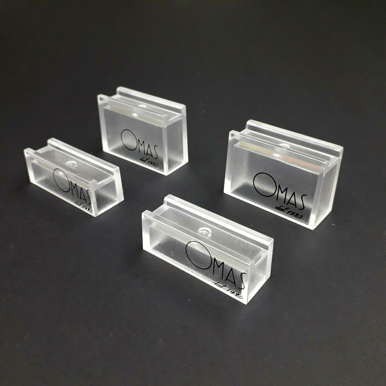 Lot of 4 Oroginal Omas Pen Display 2 Sizes Stand Hard to Find Collectible Mint