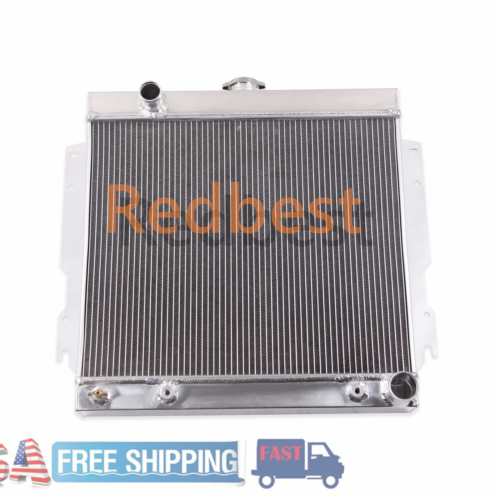Alu 3 Row Radiator For 1970-1979 Plymouth Dodge D/B/W 100 100 200 300 V8 Pickup
