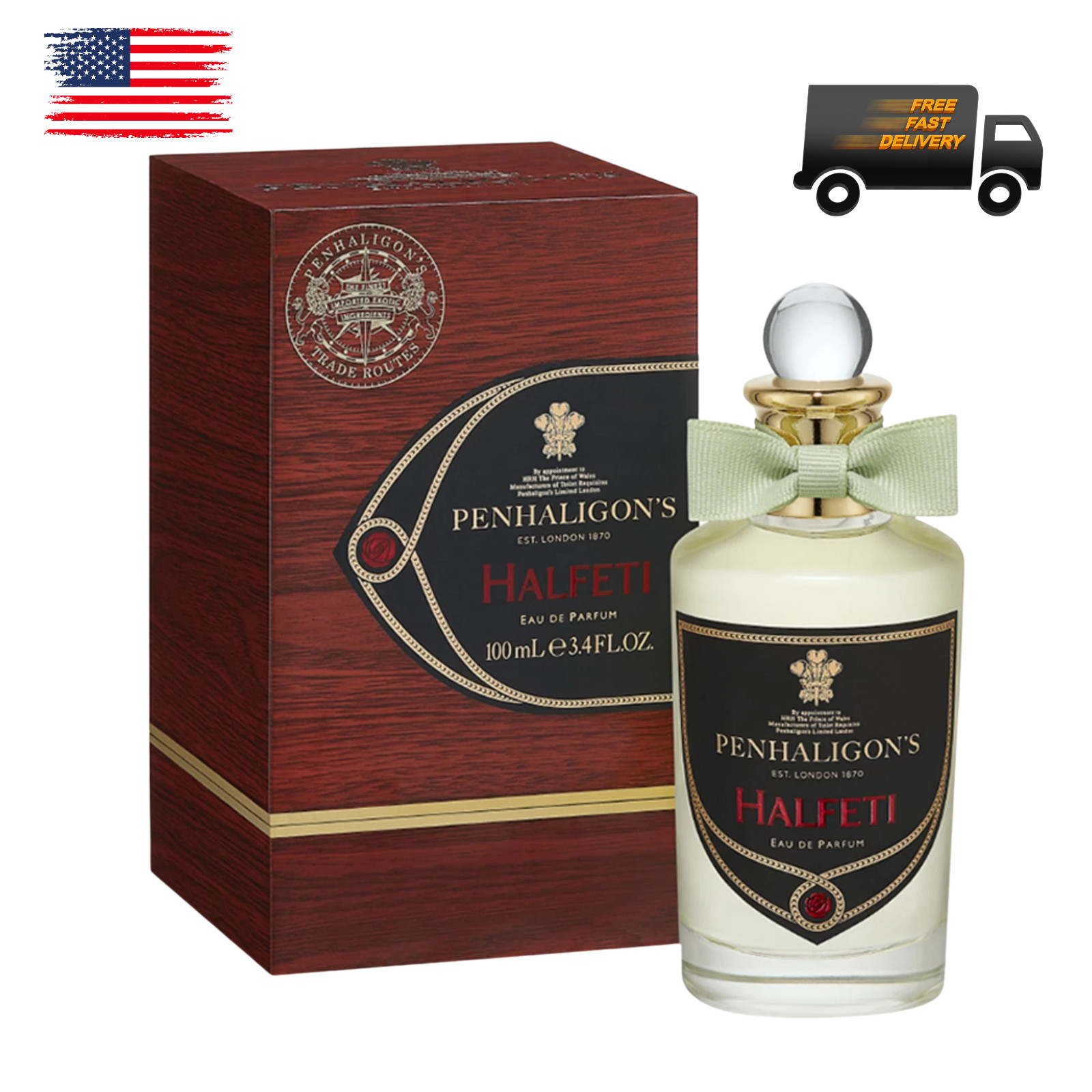 Penhaligon\'s Halfeti 3.4oz Eau De Parfum Spray | Unisex Perfume for Women & Men 