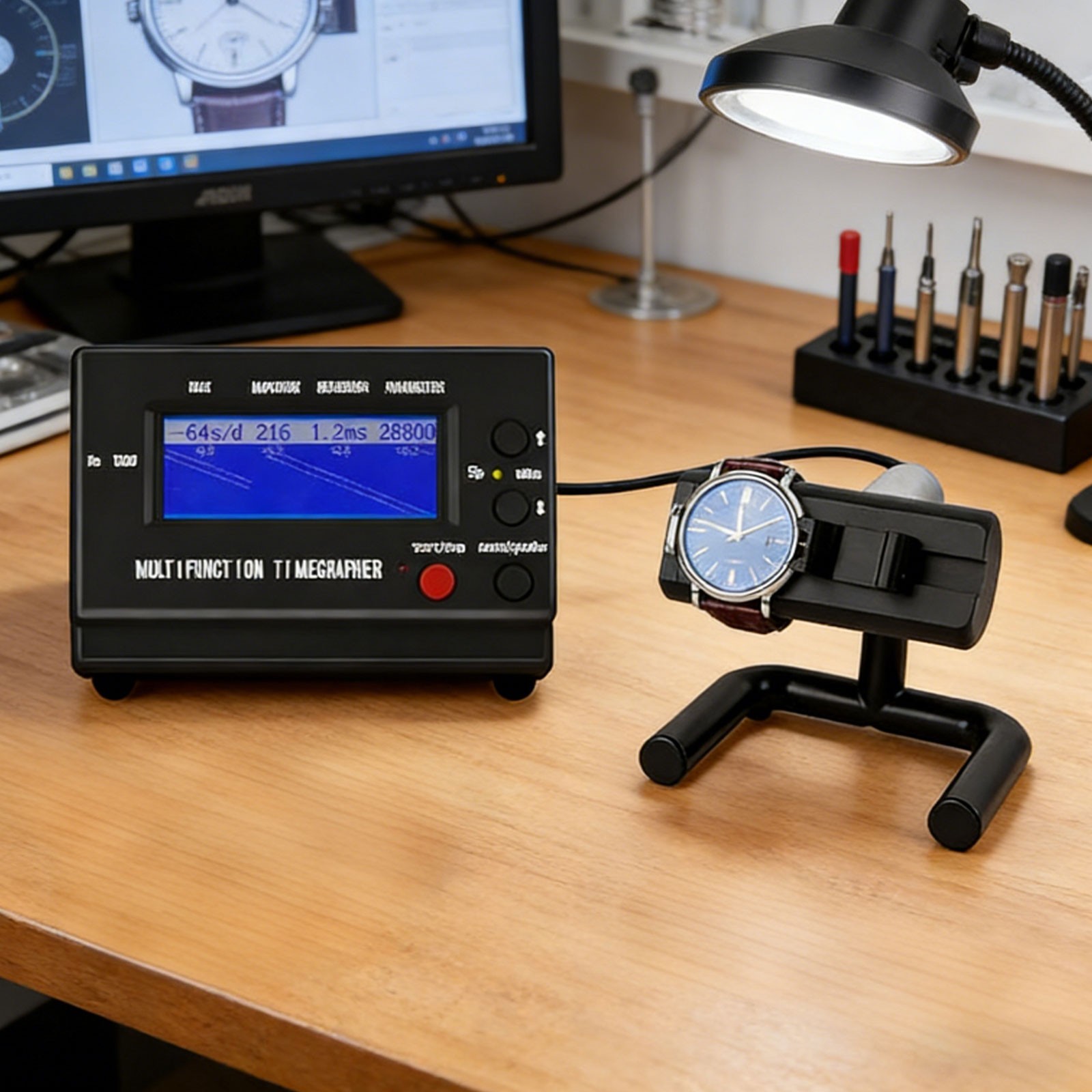 No.1000 Weishi Timing Timegrapher Accuracy Mechanical Watch Tester Calibrator aa No.1000 Weishi Timing Timegrapher Accuracy Mechanical Watch Tester Calibrator aa