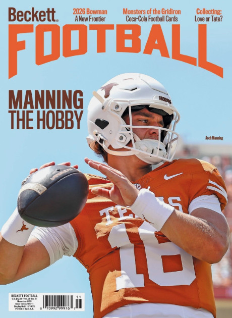 New November 2026 Beckett Football Card Price Guide Magazine With Arch Manning New November 2026 Beckett Football Card Price Guide Magazine With Arch Manning