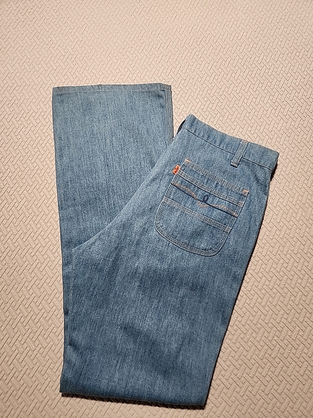 Vintage Ultra rare 1970\'s Levi\'s Orange tab Mens jeans Bootcut lightweight 32x32 Vintage Ultra rare 1970\'s Levi\'s Orange tab Mens jeans Bootcut lightweight 32x32