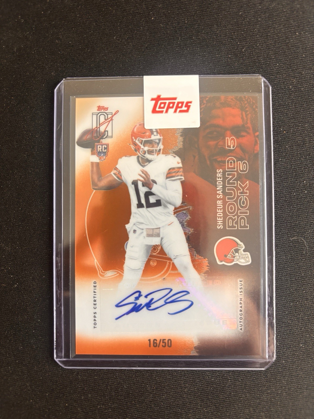 2025 Topps Signature Class Shedeur Sanders Auto /50 COLOR MATCH 2025 Topps Signature Class Shedeur Sanders Auto /50 COLOR MATCH