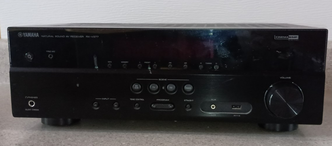 Yamaha Natural Sound AV Receiver Model No. RX-V377 Tested And Works Great Yamaha Natural Sound AV Receiver Model No. RX-V377 Tested And Works Great