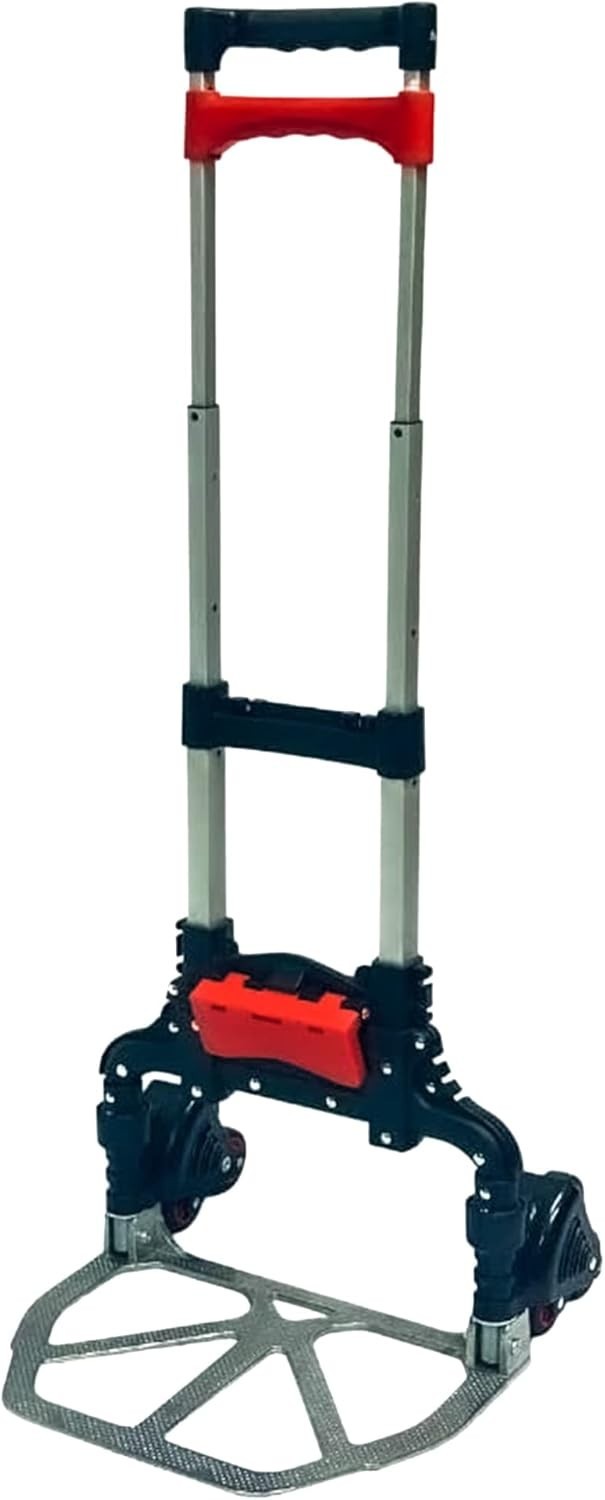 Magna Cart Plus 6 Wheel Folding Aluminum Hand with Tote Attachment Magna Cart Plus 6 Wheel Folding Aluminum Hand with Tote Attachment
