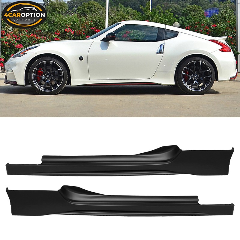 Fits 09-20 Nissan 370Z NS Style Side Skirts Rocker Panel Extension Lip 2PC PP Fits 09-20 Nissan 370Z NS Style Side Skirts Rocker Panel Extension Lip 2PC PP