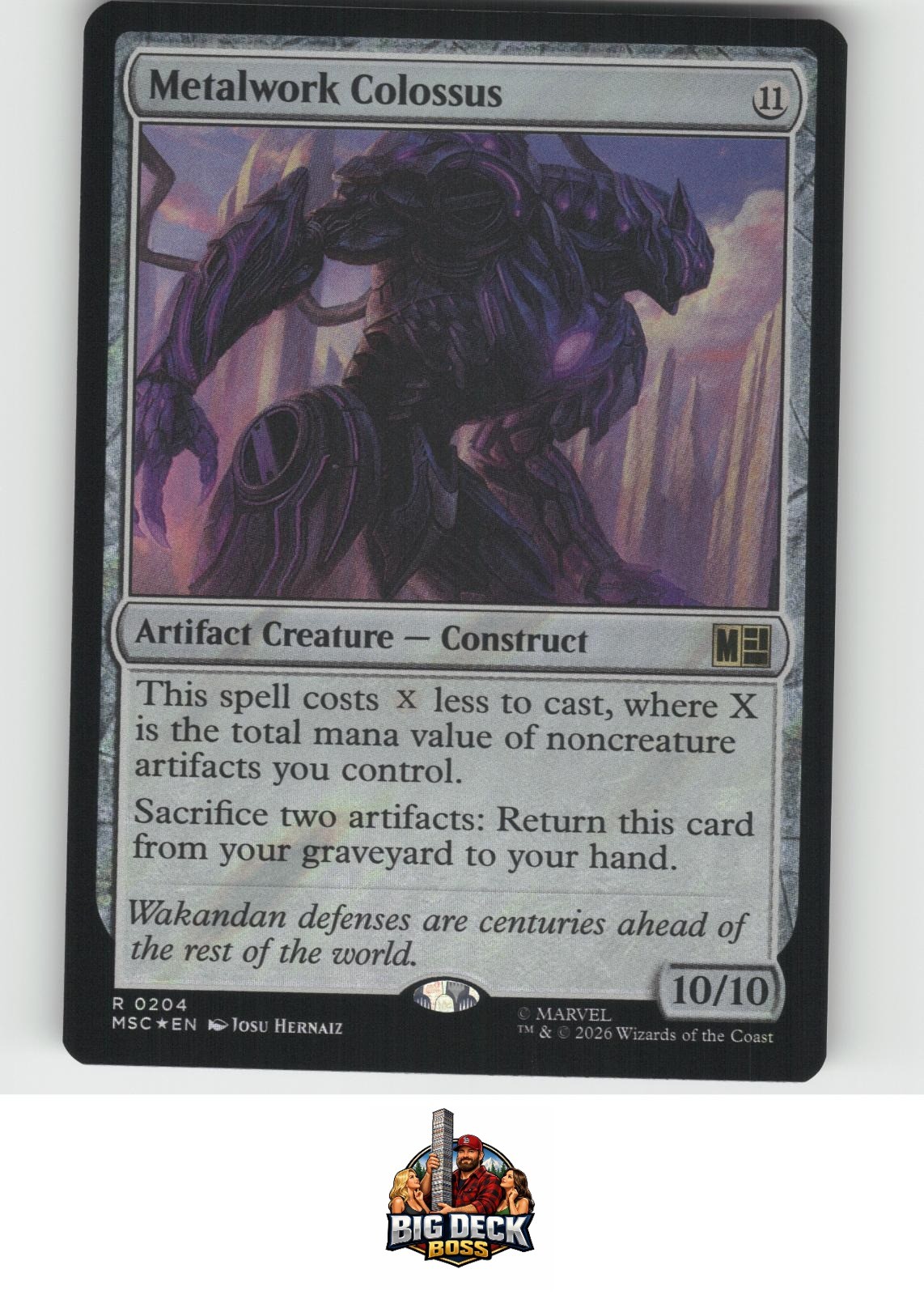 Metalwork Colossus Surge Foil MARVEL Rare 204 MTG NM/M