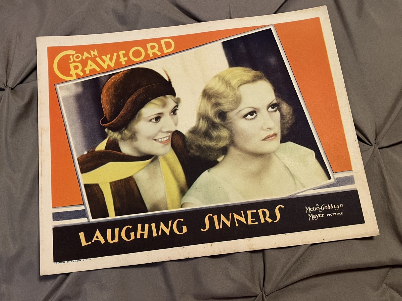 1931 Laughing Sinners Original 11x14 Lobby Card Joan Crawford 1931 Laughing Sinners Original 11x14 Lobby Card Joan Crawford