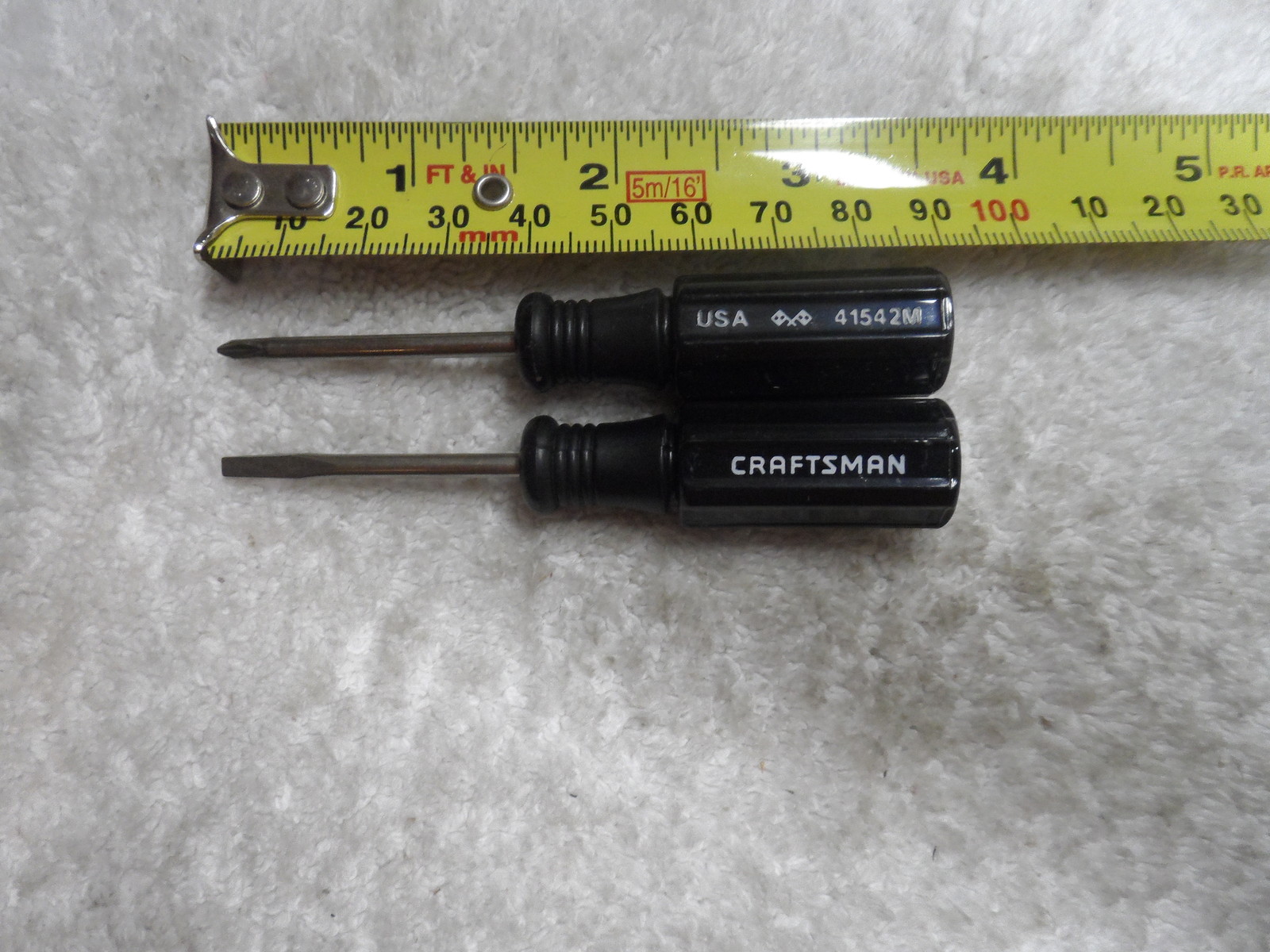 Craftsman Vintage NOS Black Screwdriver Phillips/Slotted, USA 2pcs, 41542M/41760 Craftsman Vintage NOS Black Screwdriver Phillips/Slotted, USA 2pcs, 41542M/41760