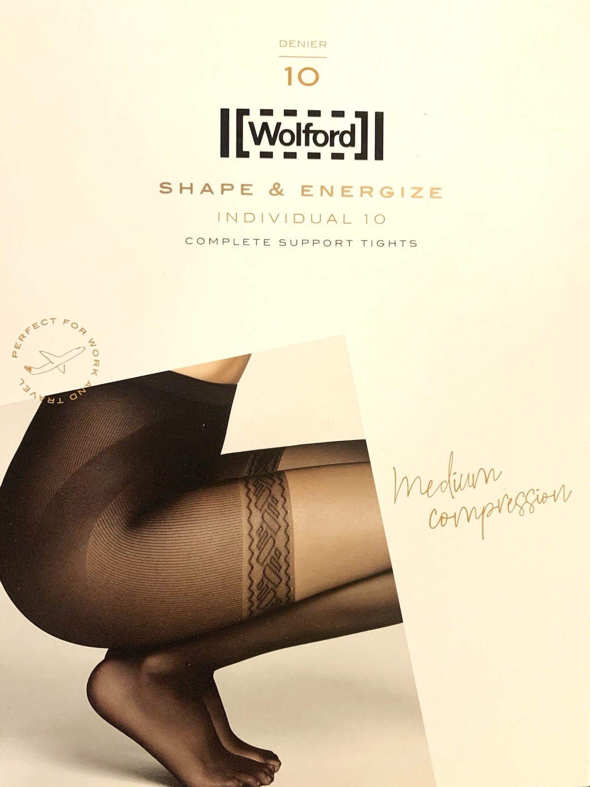 Wolford - Shape & Energize Individual 10 - Medium Compression - NWT