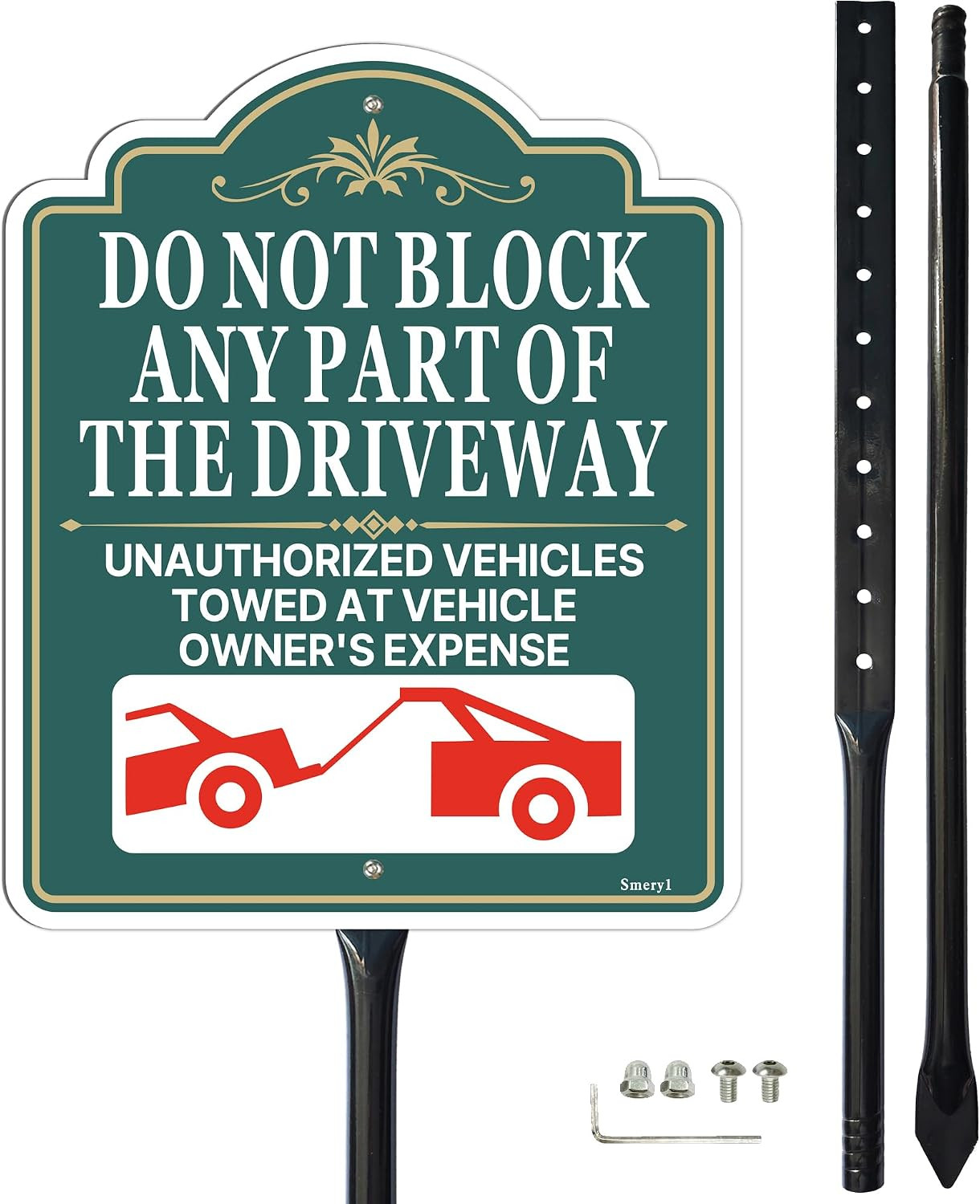 Do Not Block Any Part of the Driveway Sign with 34.6\ Do Not Block Any Part of the Driveway Sign with 34.6\