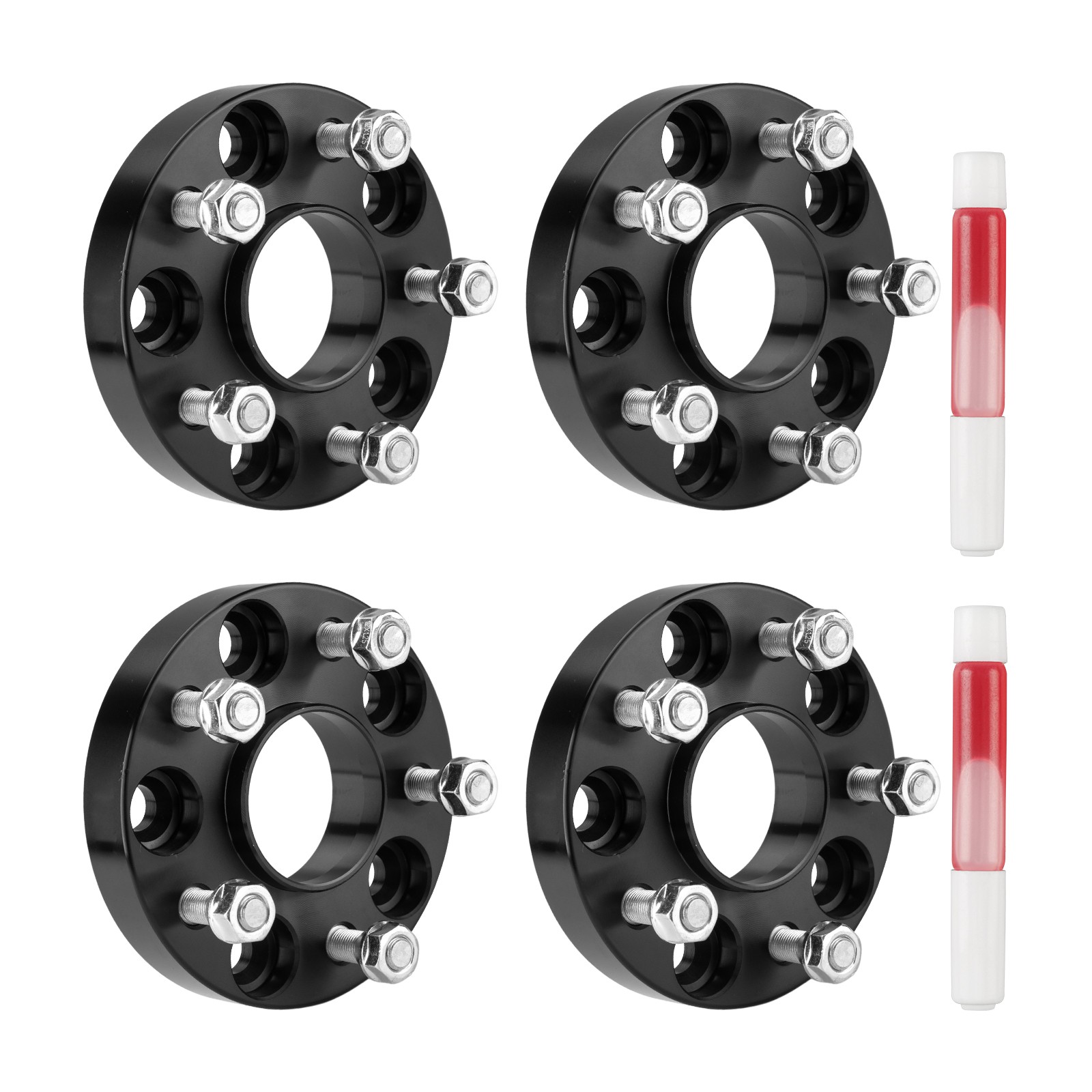4Pcs 1 inch 25MM 5x114.3 5X4.5 Wheel Spacers Hubcentric For Nissan Infiniti