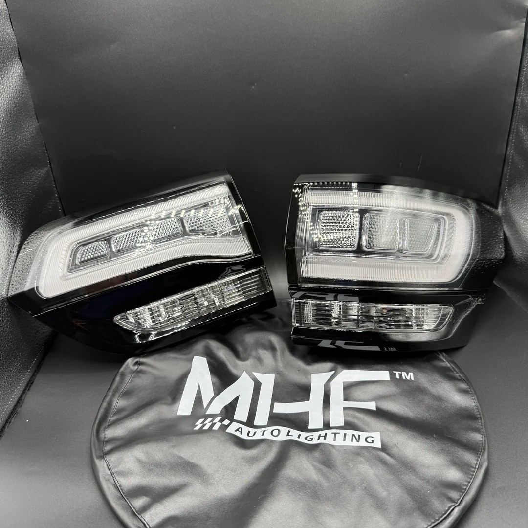 Jeep Grand Cherokee Clear LED Tail lamps 2014-2021 CLEAR DRL Jeep Grand Cherokee Clear LED Tail lamps 2014-2021 CLEAR DRL