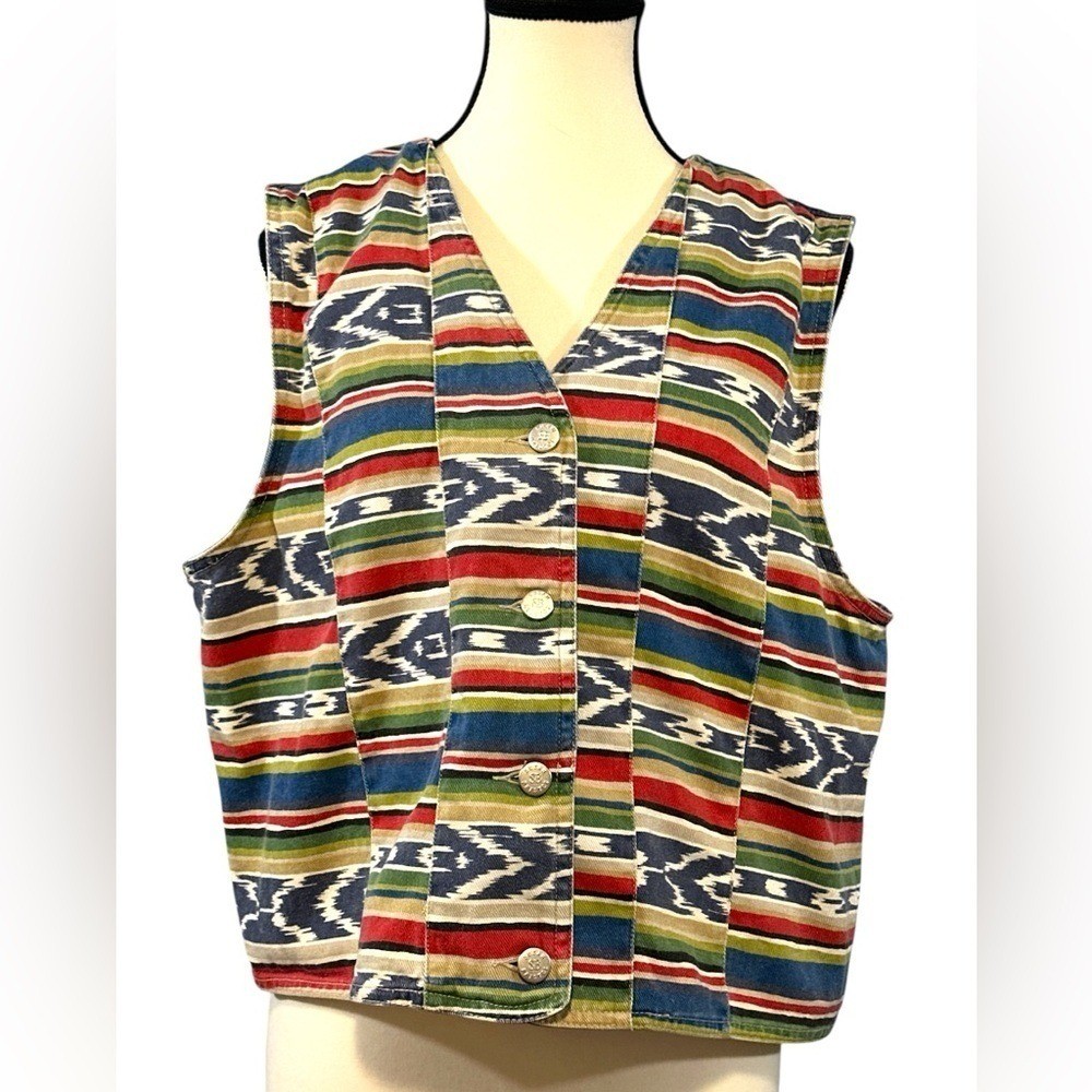 Vintage Susan Bristol Casuals Denim Vest