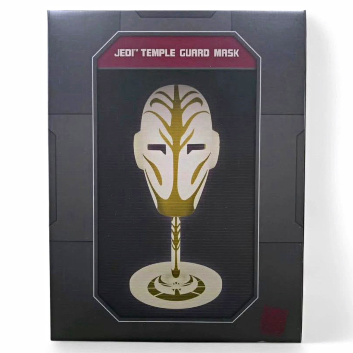 Disney Star Wars Jedi Temple Guard Mask Galaxys Edge brand new sealed in box. Disney Star Wars Jedi Temple Guard Mask Galaxys Edge brand new sealed in box.