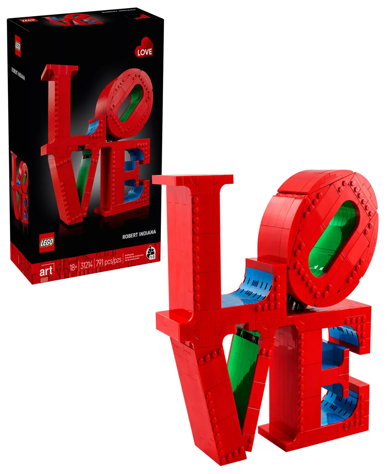 LEGO Art LOVE Collectible 31214 Building Kit, 791 Pieces LEGO Art LOVE Collectible 31214 Building Kit, 791 Pieces