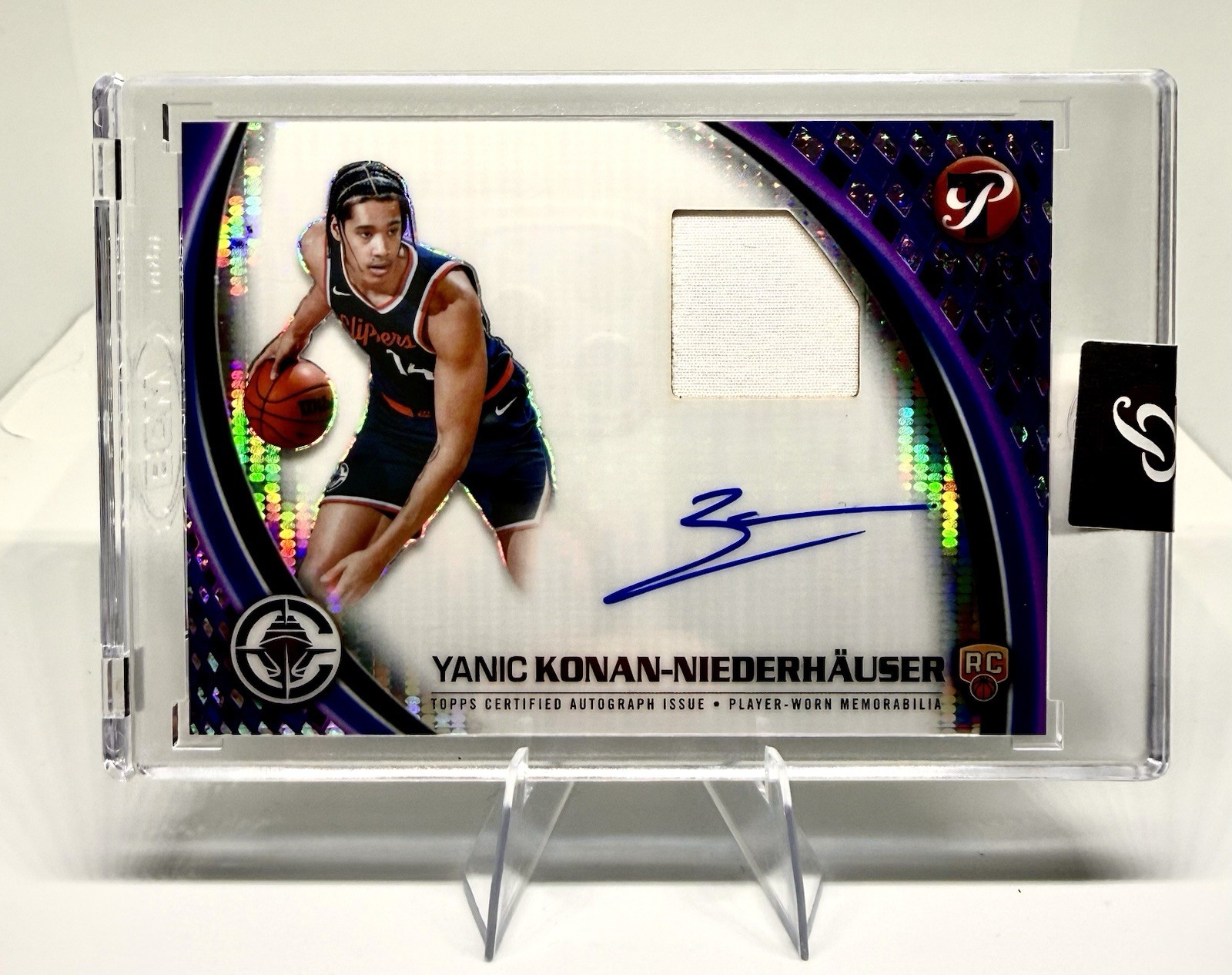 2025/2026 Topps Pristine NBA Yanic Konan-Niederhauser RPA 19/99 - Player Worn 2025/2026 Topps Pristine NBA Yanic Konan-Niederhauser RPA 19/99 - Player Worn