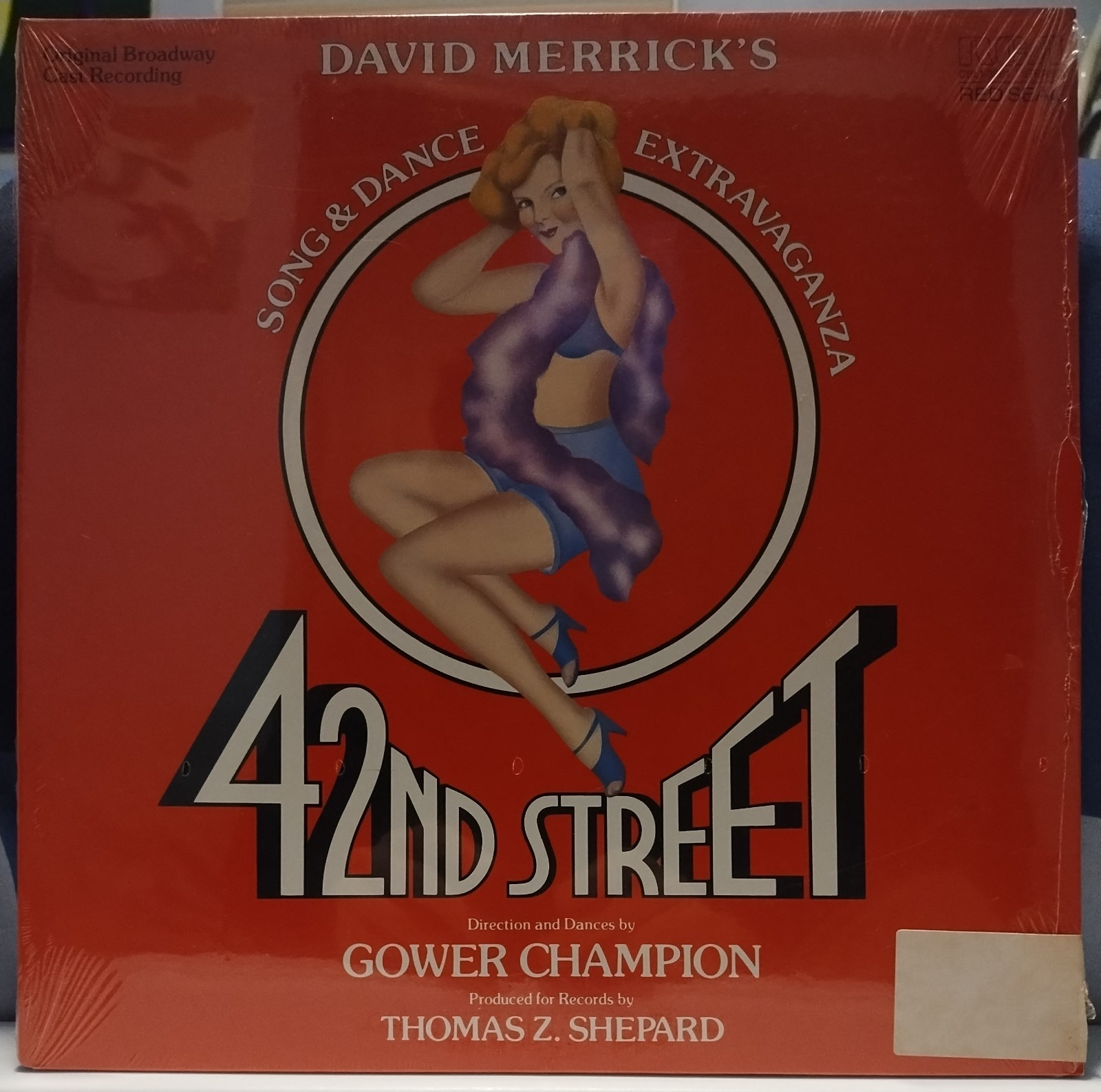 DAVID MERRICK 42nd Street Original Cast MINT SEALED RCA RED SEAL LP Jerry Orbach