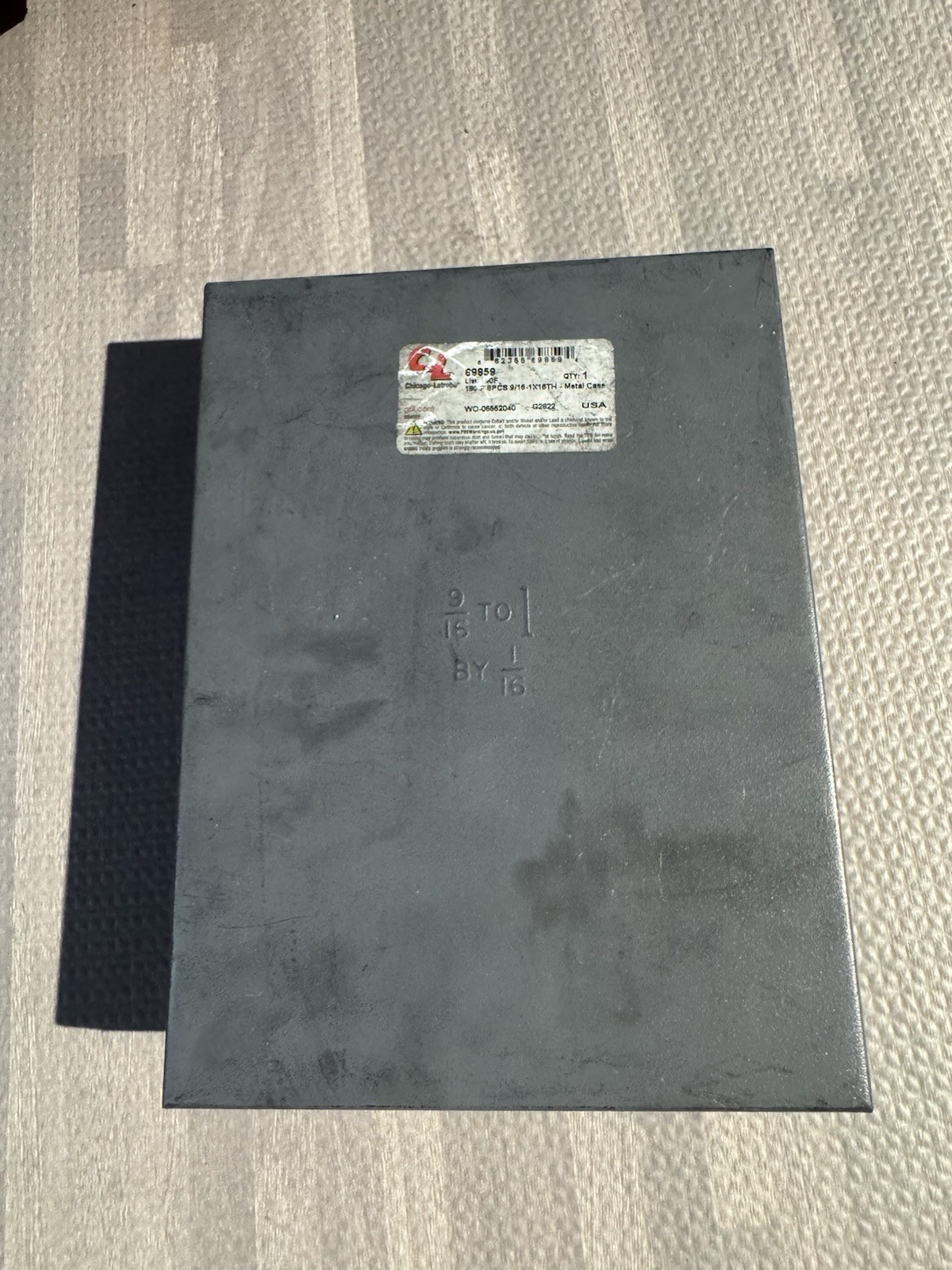 Chicago-Latrobe 69859 190F 8pc HSS Silver & Deming Drill Bit Set 9/16”-1” USA Chicago-Latrobe 69859 190F 8pc HSS Silver & Deming Drill Bit Set 9/16”-1” USA