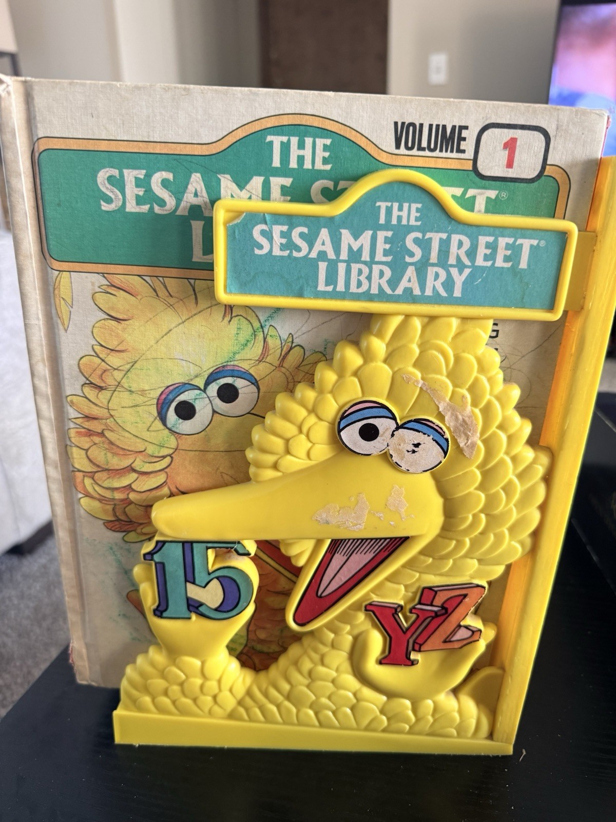 The Sesame Street Library Vol. 1-15 Complete Set with Big Bird BookStand VTG 70s The Sesame Street Library Vol. 1-15 Complete Set with Big Bird BookStand VTG 70s