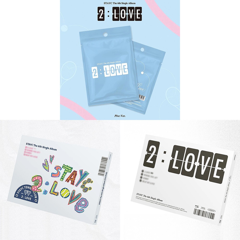 STAYC [2:LOVE] 6th Single Album ALL VER SET / (Set of 3 albums) OFFICIAL SEALED