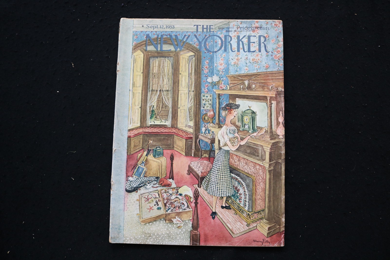 1953 SEPTEMBER 12 NEW YORKER MAGAZINE - GREAT ILLUSTRATED COVER - NY 2474