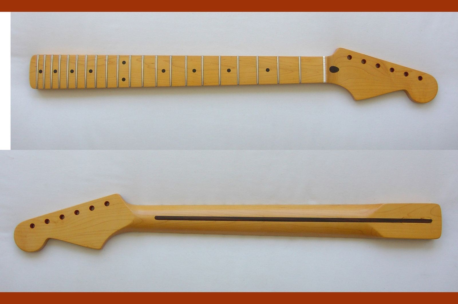 NEW* 1-Piece /Stratocaster NECK/ 21 JUMBO Frets/Tint/fits Warmoth, Fender STRAT