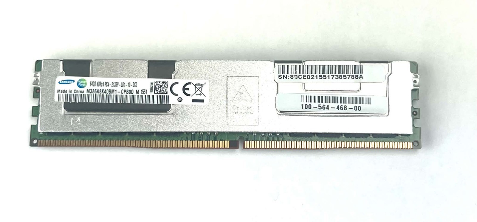 Samsung 64GB DDR4 PC4-2133P 4Rx4 ECC LRDIMM M386A8K40BM1-CPB Server Ram Samsung 64GB DDR4 PC4-2133P 4Rx4 ECC LRDIMM M386A8K40BM1-CPB Server Ram