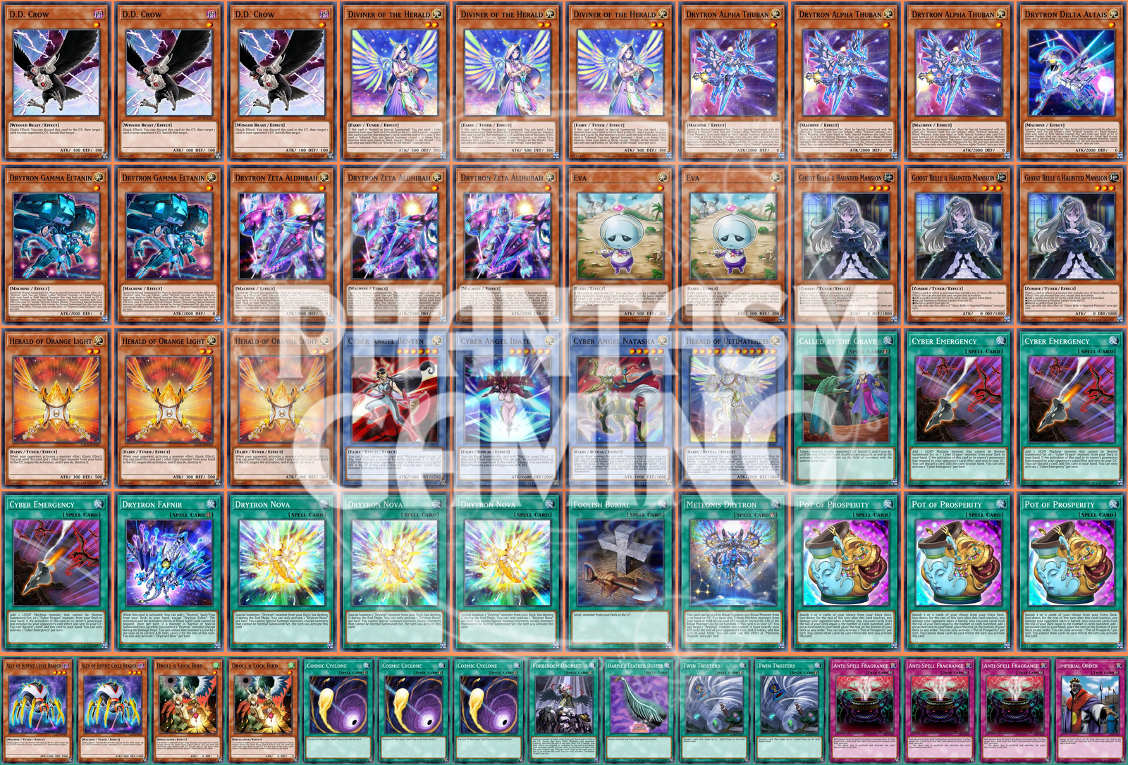 Drytron Deck Diviner Herald Pot Prosperity Linkuriboh Yugioh
