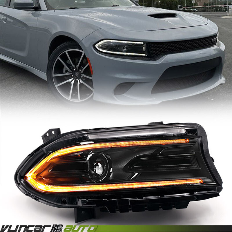For 2022-2025 Dodge Charger Halogen Switchback LED DRL Headlight Passenger RH