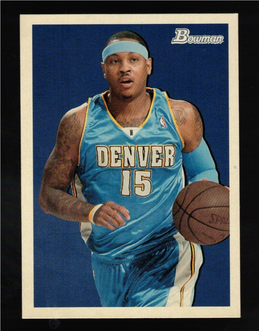 2009-10 Bowman 48 #20 Carmelo Anthony