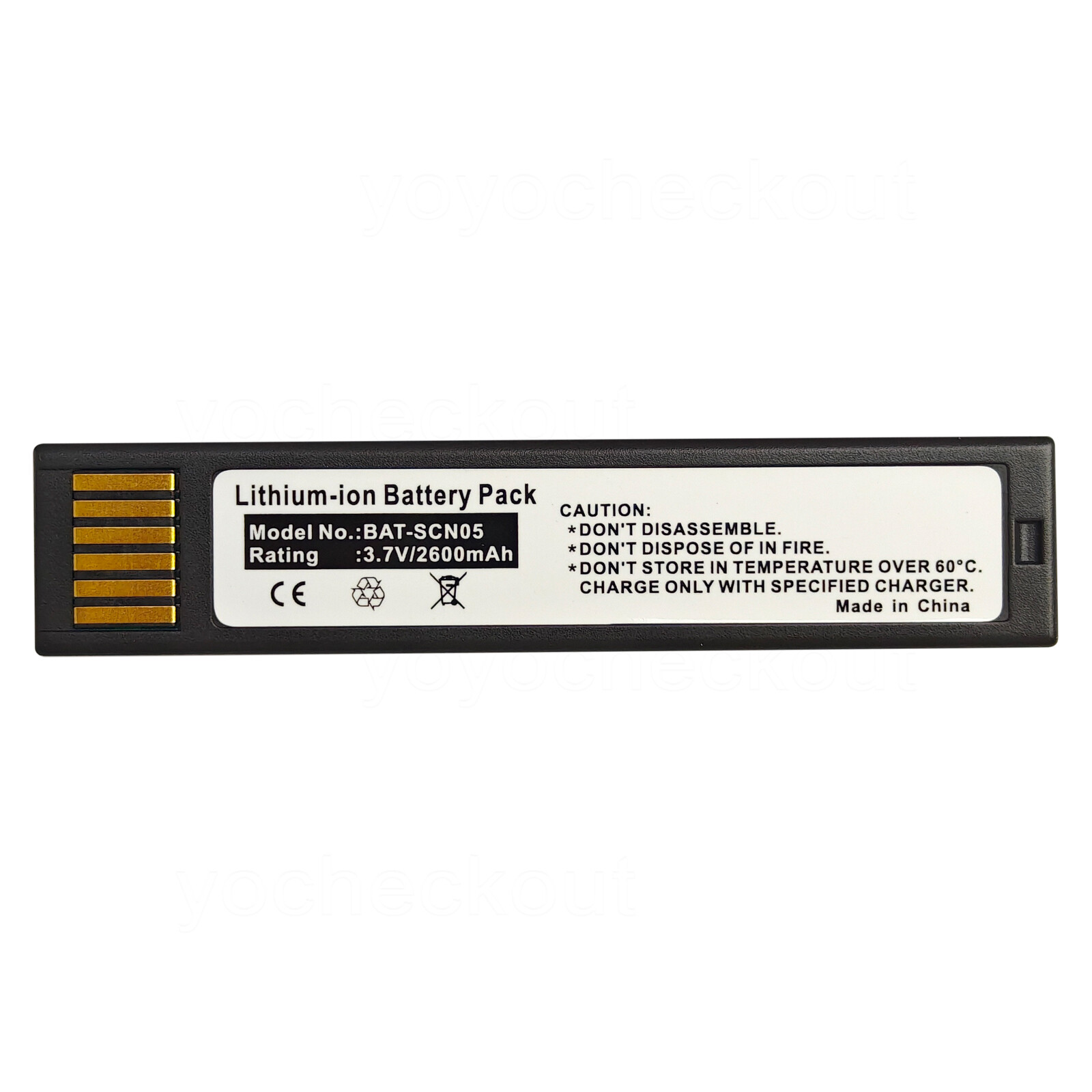 1/2 x Battery BAT-SCN05 For Honeywell Granit XP 1990iSR 50148009-001 2600mAh