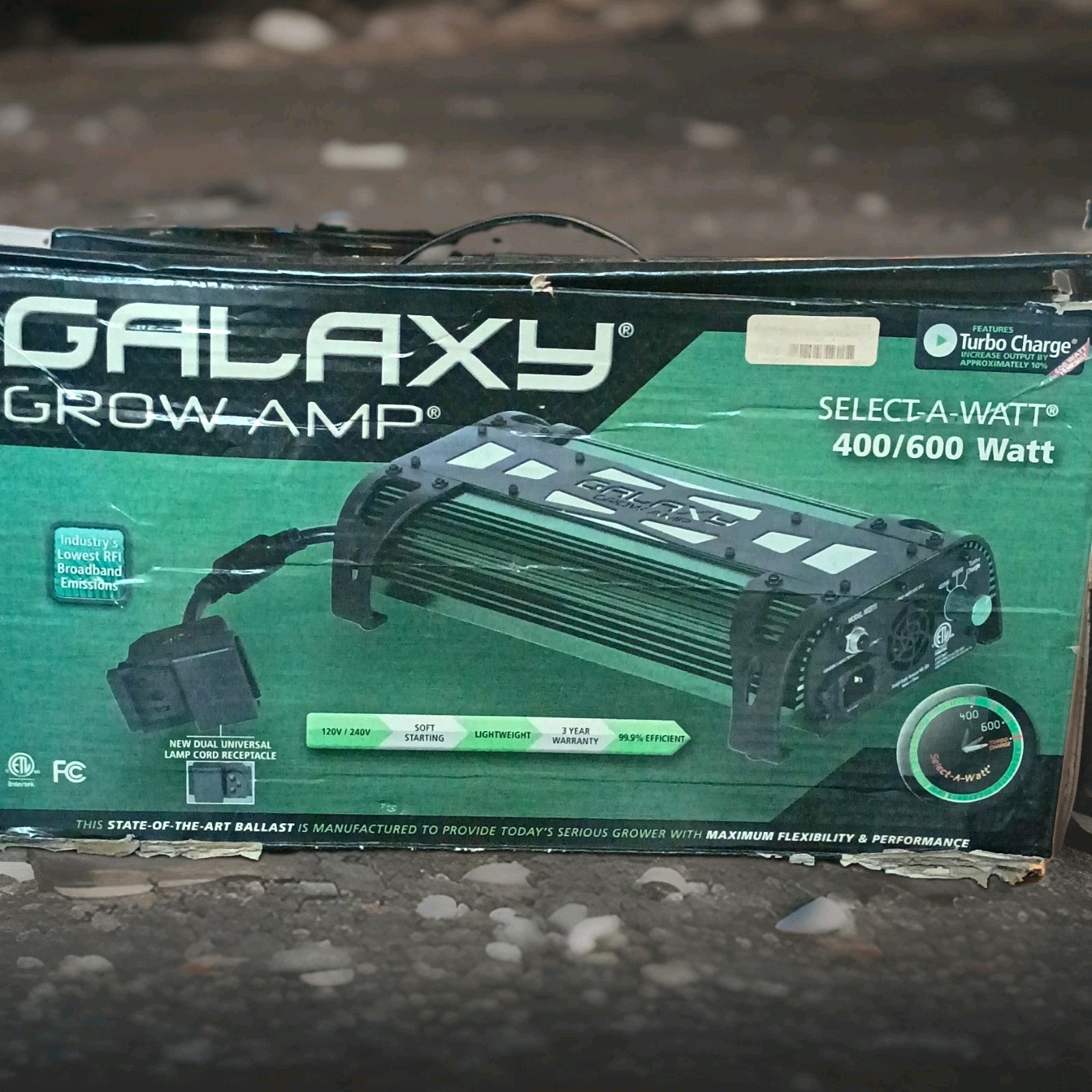 GALAXY GROW AMP 400/600 WATT TURBO Model 902215 GALAXY GROW AMP 400/600 WATT TURBO Model 902215