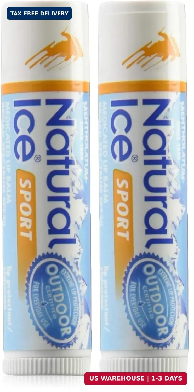 Natural Ice Mentholatum Sport Medicated Lip Protectant With Spf 30 Sunscreen, 0.