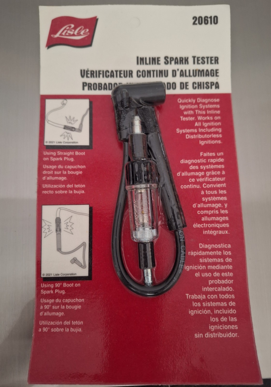 Lisle 20610 INLINE SPARK TESTER Lisle 20610 INLINE SPARK TESTER