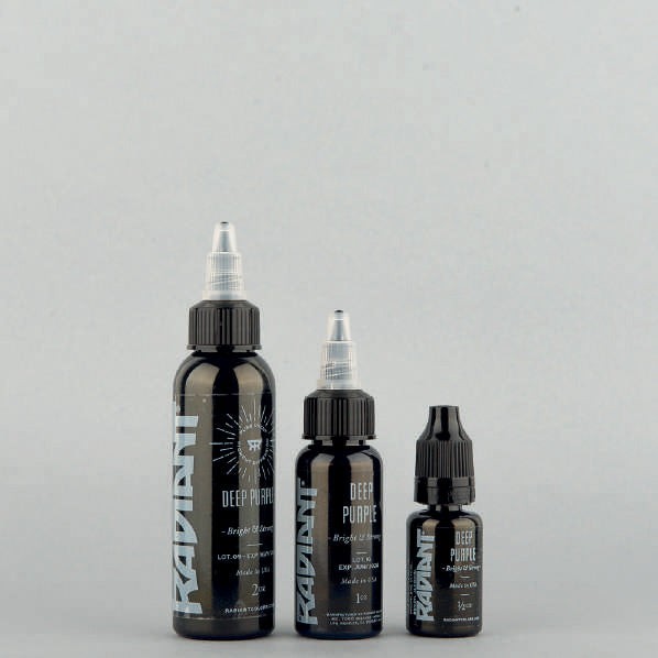 Radiant Colors - Tattoo Purple Inks - Radiant Colors - Tattoo Purple Inks -