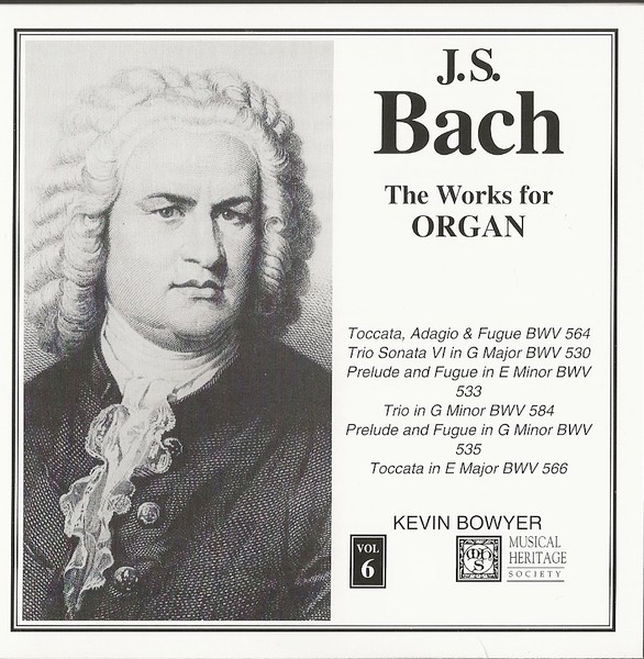 Johann Sebastian Bach, Kevin Bowyer - The Works For Organ Vol 6 (CD) (Near Mint