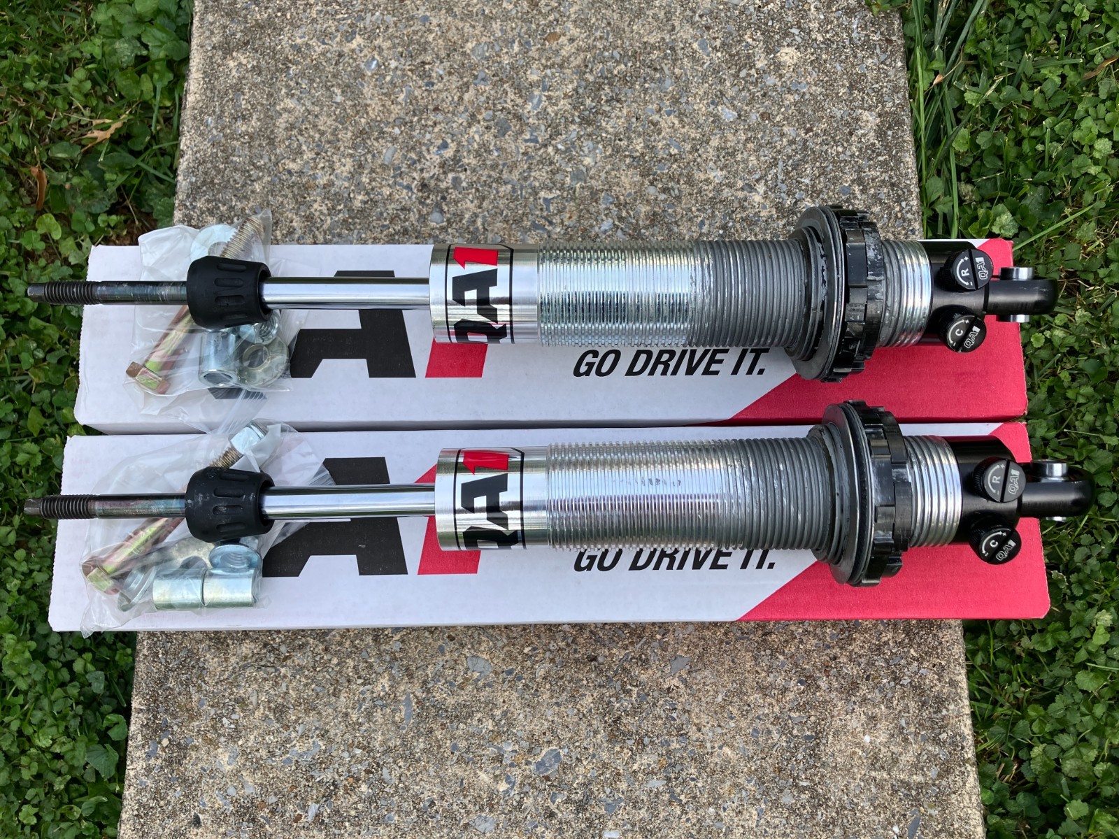 2010 - 2015 Camaro QA1 Rear Coilover Double Adjustable, GD601 (Pair)