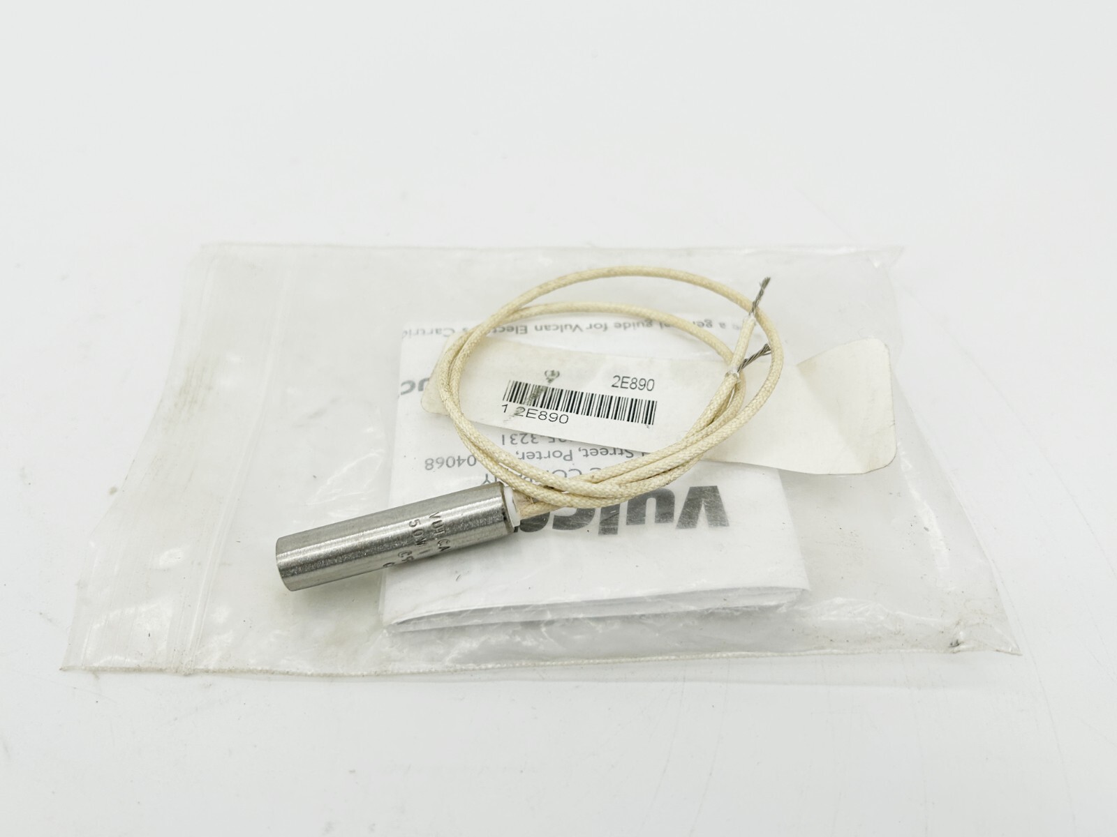 New Vulcan Electric 2E890 Heater Cartridge 50W 120V 3CH1 New Vulcan Electric 2E890 Heater Cartridge 50W 120V 3CH1