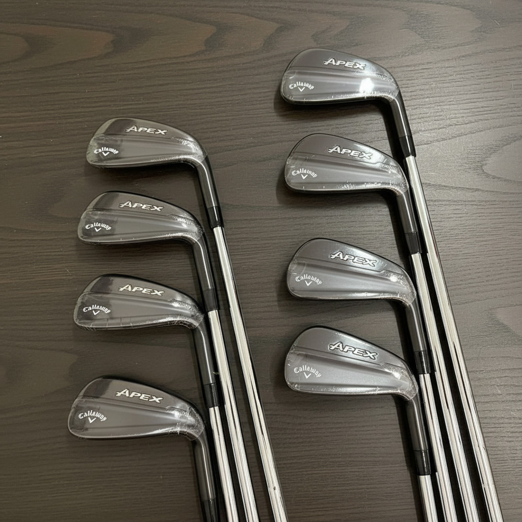 New Callaway Apex TI fusion black irons 4-PW AW 8-Piece Iron set New Callaway Apex TI fusion black irons 4-PW AW 8-Piece Iron set