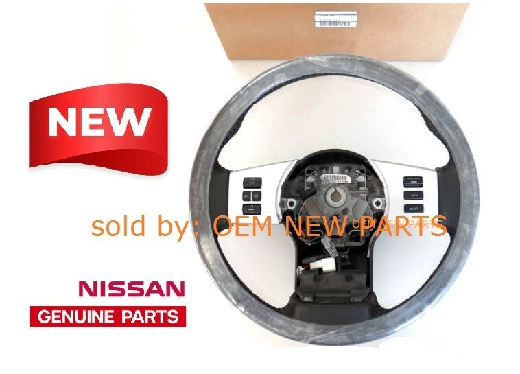 OEM 2005-2012 Nissan Pathfinder Leather Steering Wheel Controls HEATED 