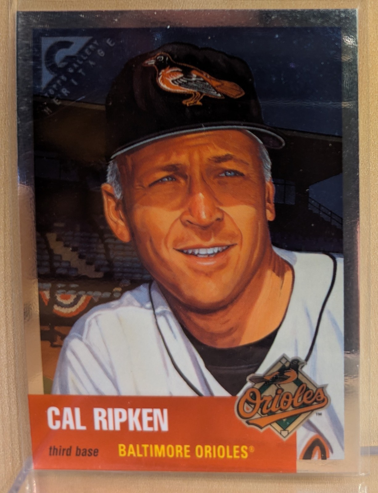 1999 Topps Gallery HERITAGE PROOFS #13 Cal Ripken 1953 RARE CHROMIUM INSERT 1999 Topps Gallery HERITAGE PROOFS #13 Cal Ripken 1953 RARE CHROMIUM INSERT