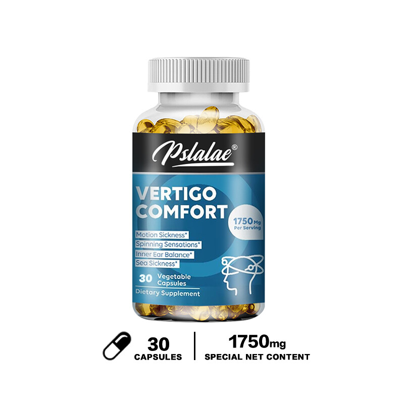 Vertigo Comfort Capsules 1750mg - Dizziness Relief Supplements, Body Balance