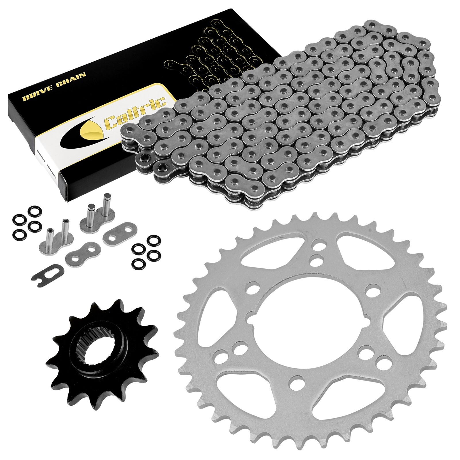 O-Ring Drive Chain & Sprockets Kit for Polaris Trail Boss 250 2x4 1988 1989-199