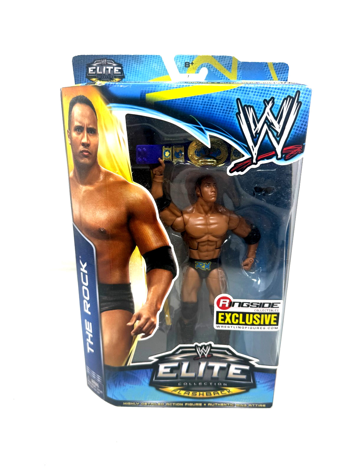 Mattel WWE Elite Flashback The Rock SEALED Action Figure