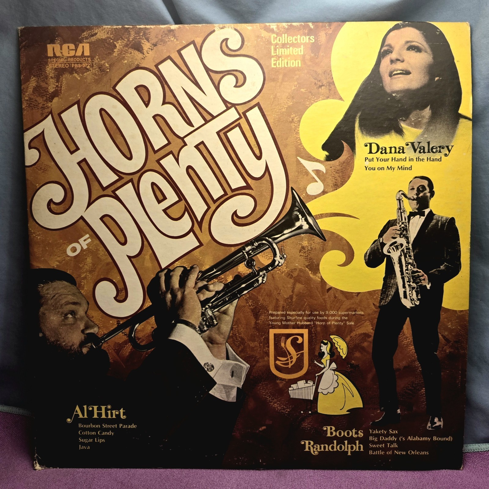 Al Hirt Boots Randolph Horns of Plenty LP 1971 RCA PRS-372 Vinyl Record VG+